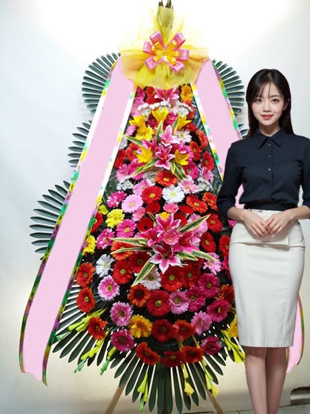 더베뉴지서울 3단화환 고급형